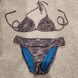 Mossimo bikini set. S top, L bottom for more coverage. Only worn once.